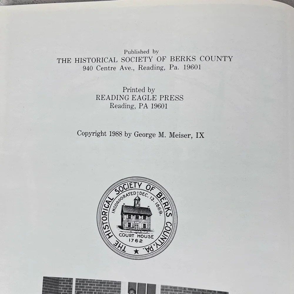 The Passing Scene Volume #5 George Meiser Berks County Reading Pa SIGNED